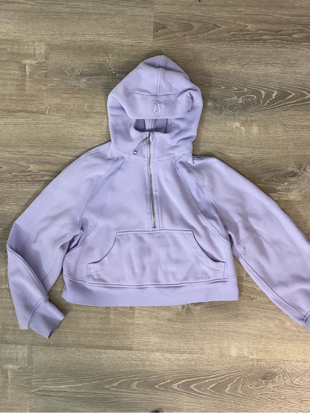 Lululemon Athletica Lavender Scruba Half-Zip Hoodie